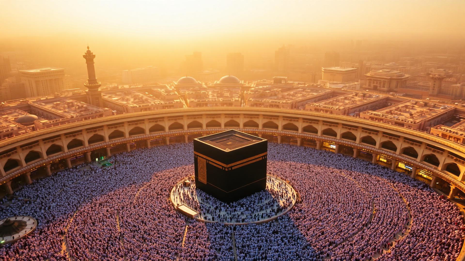 Kaaba at Masjid al-Haram, Makkah